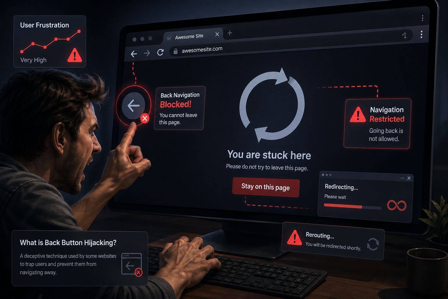 Back Button Hijacking Explained: Google SEO Update Guide